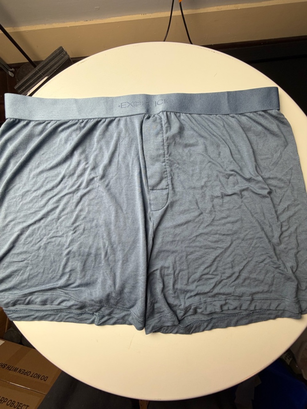 Exofficio (2 Pack) Boxers Everyday Collection Boxer Briefs - Slate Blue XL - Picture 6 of 8
